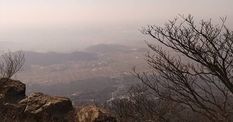 筑波山　女体山からの景色